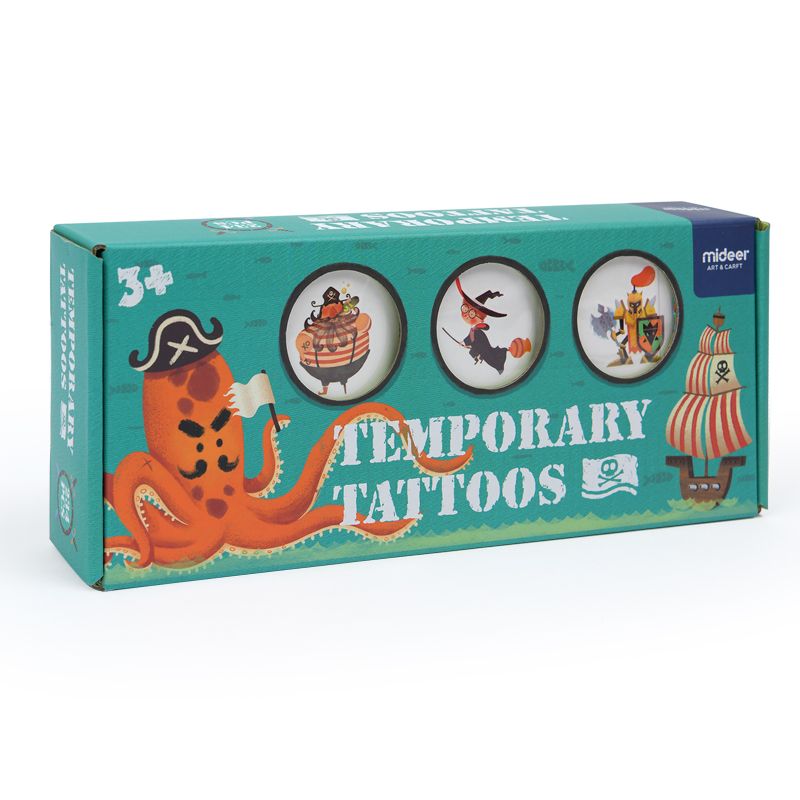 Set creativ - Tatuaje temporare pentru copii, calatoria fantastica - zappi.ro